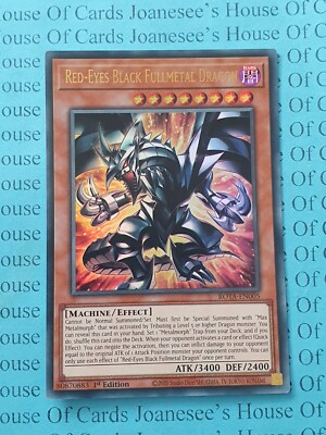 ROTA-EN005 Red-Eyes Black Fullmetal Dragon Ultra Rare Yu-Gi-Oh Card 1st New-image