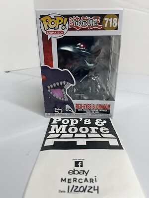 Funko Pop! Yugioh: Red-Eyes B. Dragon 718 Vinyl Figure Brand New-image
