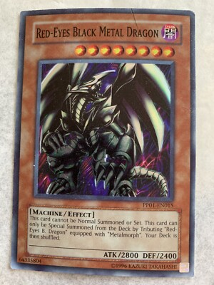 YuGiOh Trading card Red Eyes Black Metal Dragon PP01-EN015 Holo Yu-Gi-Oh-image