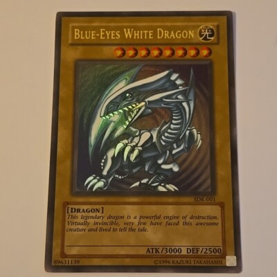 Yu-Gi-Oh! TCG Blue-Eyes White Dragon Kaiba SDK-001 Unlimited Ultra Rare-image