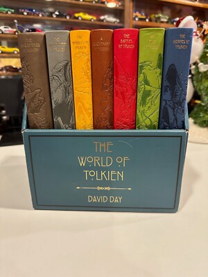 WORLD OF TOLKIEN 7-Vol Boxset David Day Faux Leather Illustrated Pre-Owned-image