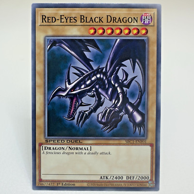 Yugioh SPEED DUEL Red-Eyes Black Dragon SBC1-ENF01 1st Edition Common - NM-image