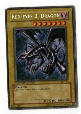 Yu-Gi-Oh! Red Eyes B. Dragon BPT-005 Limited Edition ROUGH-image