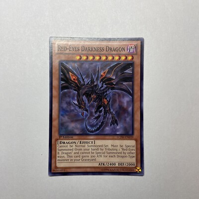 Yugioh LCJW-EN039 Red-Eyes Darkness Dragon Common 1st Edition Effect-image