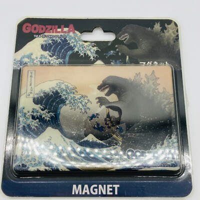 GODZILLA Magnet 2019 TOHO Thirty-six Views of Mount Fuji Hokusai Shin Monsters-image