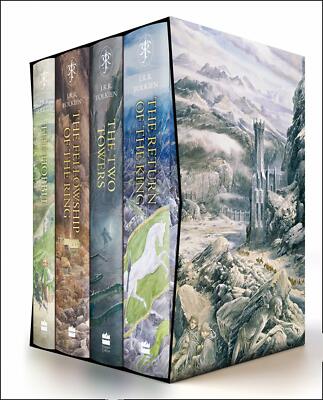 The Hobbit & The Lord Of The Rings Boxed Set By J.R.R Tolkien NEW HARDCOVER 2020-image