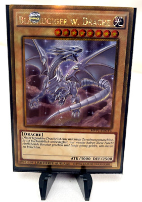 Blue-Eyes White Dragon - MVP1-DEGV4 - YUGIOH Card - Ultra Rare 1st Ed NEAR MINT!-image