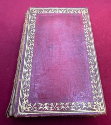 THE POETICAL WORKS OF ROBERT BURNS 1821 2 VOLUMES LEATHER DECORATED-image