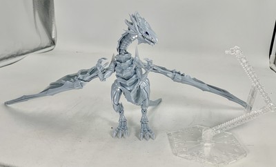 Yu-Gi-Oh Blue-Eyes White Dragon Figure-Rise Standard Amplified Model US Seller-image