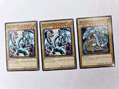 Yugioh! Blue-Eyes White Dragon x3 Set LDK2- SDDC-image