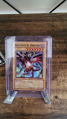 Red Eyes Black Dragon DB1-EN126 Super Rare Yugioh Card Dark Beginnings-image