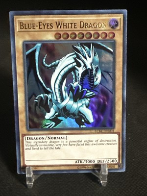 Blue-Eyes White Dragon-Ultra Rare-Unlimited-LCKC EN001 Yugioh-image