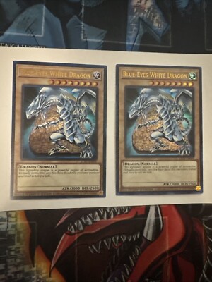 Blue-Eyes White Dragon (25th Anniversary Edition) LC01-EN004 (UR)X2-image