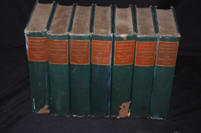 WORKS OF Hawthorne 7 Volume Inc Set Nottingham Society Edition De Luxe /1000-image