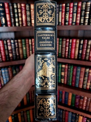 Oxford University Press The Canterbury Tales ULTRA-RARE🔥SEALED Black Leather -image
