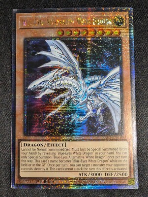 Yugioh - Blue-Eyes Alternative White Dragon RA02-EN010 1st Quarter Century NM-image