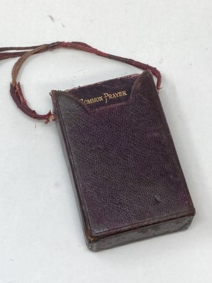 MINIATURE SET OF TWO RELIGIOUS BOOKS 1 BOOK OF COMMON PRAYER AND ADMINISTRATION-image