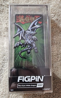 FiGPiN Yu-Gi-Oh Blue-Eyes White Dragon #1057 Evend Exclusive NEW SEALED -image