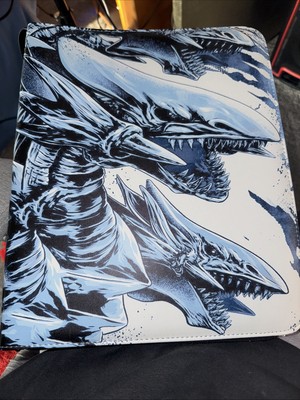 Yu-Gi-Oh Blue Eyes White Dragon Binder Zipps + Handle-image