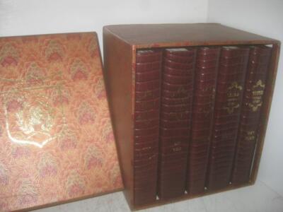 NEW 5 vol set MACHZOR SET- SFARD Kaftor Vaferach LEATHER מחזור כפתור ופרח - עור-image