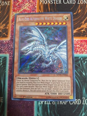 Yu-Gi-Oh! Blue-Eyes Alternative White Dragon MVP1-ENS46 Secret 1st Edition NM-image