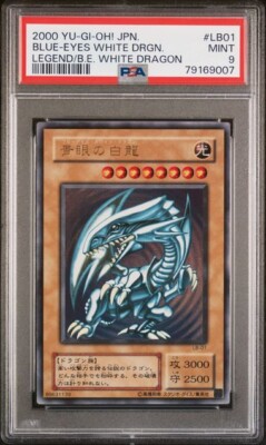 2000 YU-GI-OH!   PSA9 Blue-eyes White Dragon Lb-01 -image