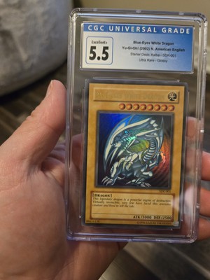 Blue-Eyes White Dragon SDK-001 CGC 5.5-image