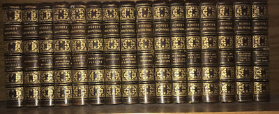 LEATHER Set; WORKS OF ROBERT BROWNING! Elizabeth 1889-image