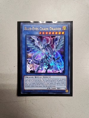 Blue-Eyes Chaos Dragon LED3-EN001 Legendary Duelists: White Dragon Abyss 1st...-image