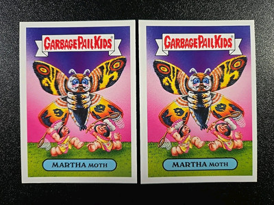 Mothra Godzilla Spoof 2 Card Set Garbage Pail Kids-image