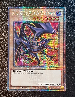 Yugioh RA04-EN109 Red-Eyes Black Dragon (8th artwork) QCSR 1st MINT-image