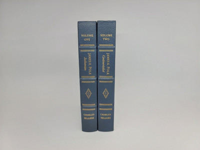 James K. Polk 2-Volume Set by Charles Sellers - Easton Press Leather Bound-image