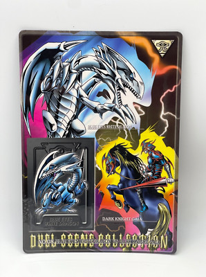 Yu-Gi-Oh! Jumbo Card Carddass -No.8 Blue-Eyes White Dragon VS Gaia 1999 Bandai-image