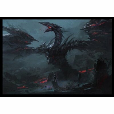 Yu-Gi-Oh Red-Eyes Black Dragon doujin Card Sleeve Protector-image