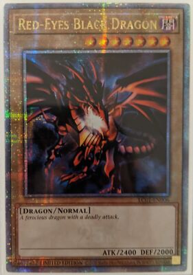YuGiOh Red-Eyes Black Dragon Quarter Century Secret Rare LC01-EN006-image