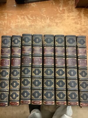 The Poetical Works of William Wordsworth 8 vol. Leather Set 1841 London-image