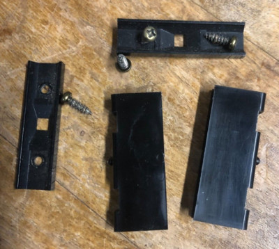 Lid /cover brackets for Fisher MC-4022 Audio System Radio, Cassette & Turntable-image