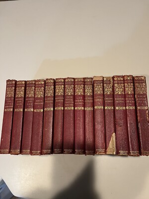 1908 The Works of Charles Dickens - Booklovers Edition 14 Volumes Leather Bound-image
