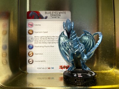 HEROCLIX YU-GI-OH! BLUE EYES WHITE DRAGON SERIES 1 #104  WITH CARD-image