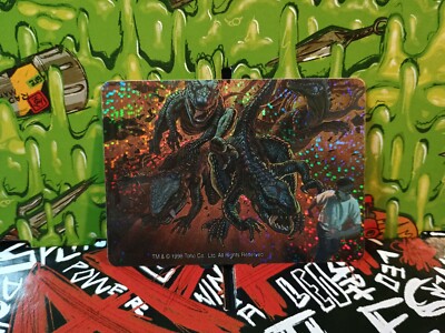 Vintage Stickers Godzilla Babies Toho Prism Vending Machine Sticker VTG 98-image