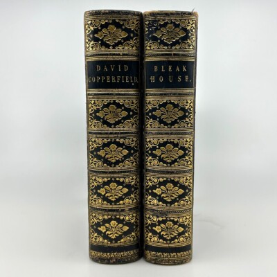 Bleak House & David Copperfield Charles Dickens First Edition Set Bradbury Evans-image