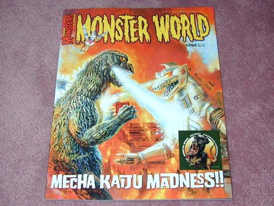 FAMOUS MONSTERS # 269, Monster World Godzilla cover, STICKER version, brand new-image