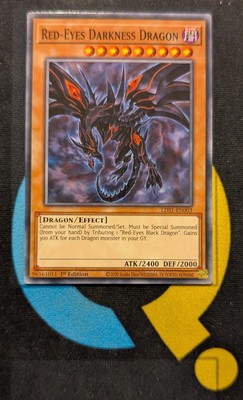 LDS1-EN003 Red-Eyes Darkness Dragon Common 1st Edition YuGiOh Card-image