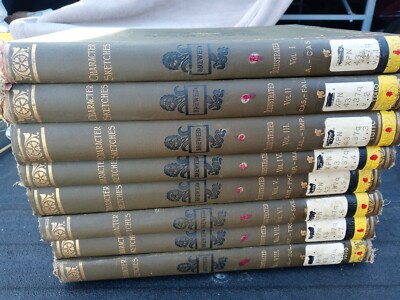 Full Set Character Sketches Romance Fiction and The Drama 1902 E. Cobham Brewer-image