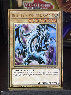 Blue-Eyes White Dragon MGED-EN001 Maximum Gold: El Dorado 1st Edition-image