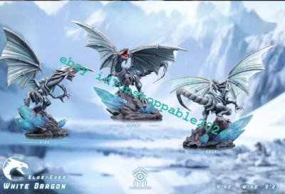 Aftershock Studio Yu-Gi-Oh! Blue-Eyes White Dragon Resin Statue Pre-order H43cm-image