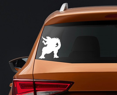 Vinyl Decal Car Truck Sticker - Godzilla Kajui Silhouette3 You Pick Size & Color-image