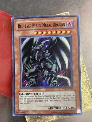 Yu Gi Oh Red Eyes Black Metal Dragon Holo-image