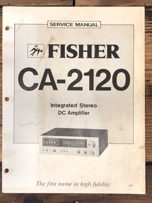 Fisher CA-2120 Amplifier Service Manual *Original*-image