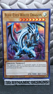 | Yugioh Blue-Eyes White Dragon  KACB-EN001 Ultra Rare DMG 🔥 |-image